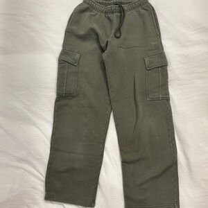 TNA ARITIZA Cozy Fleece Mega Cargo™ GREEN Sweatpant